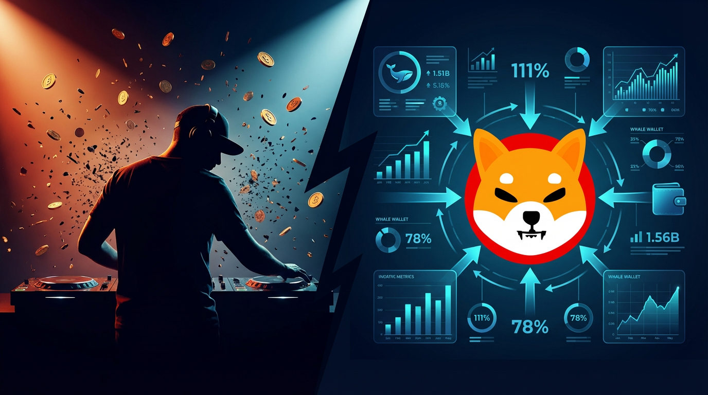 Whales Accumulate SHIB as Steve Aoki Liquidates Four-Year Position