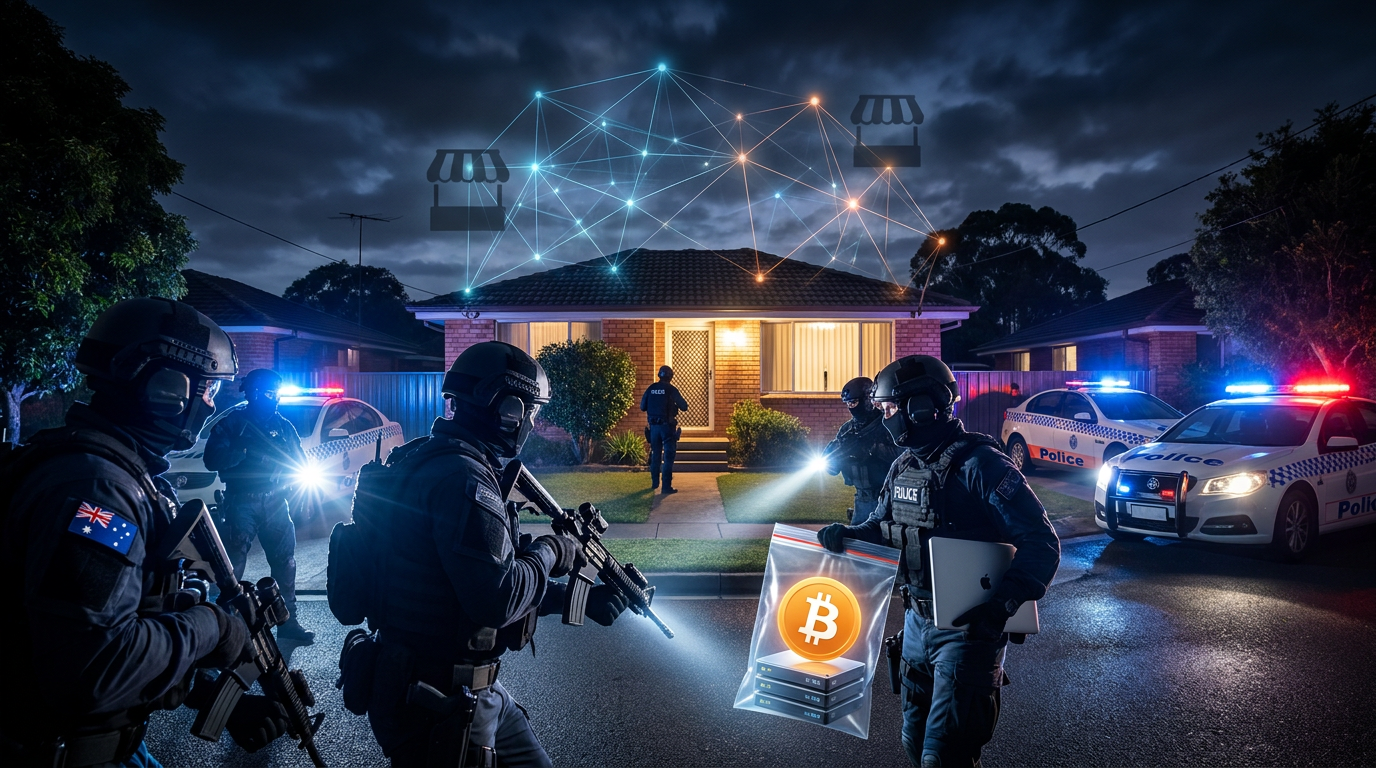 Australian Police Seize $4.1M In Bitcoin In Major Darknet Marketplace Bust