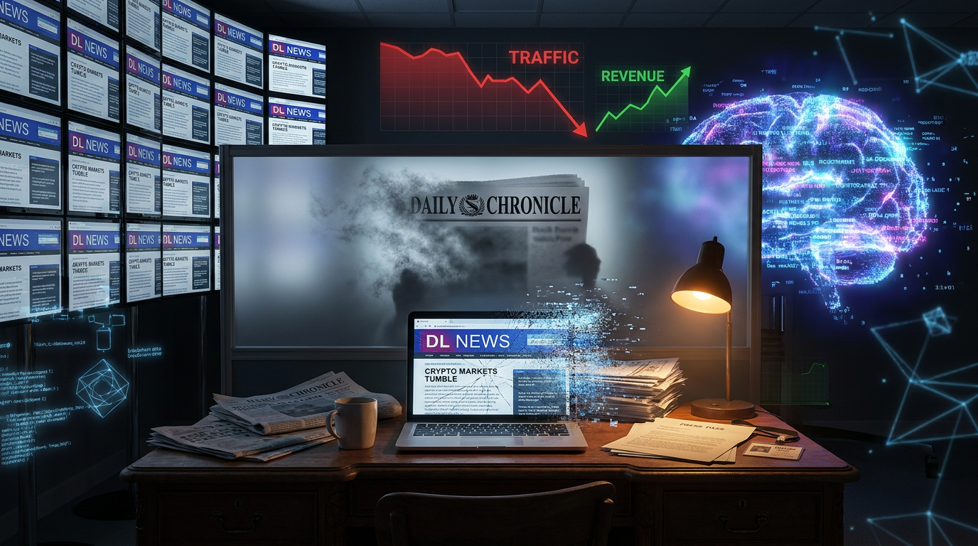 DL News Shuts Down Operations Amid Traffic Slump and AI Disruption