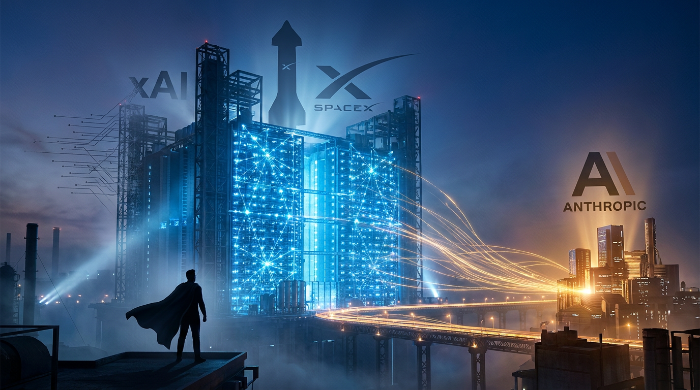 Elon Musk Dissolves xAI, Loans Colossus Supercomputer to Anthropic
