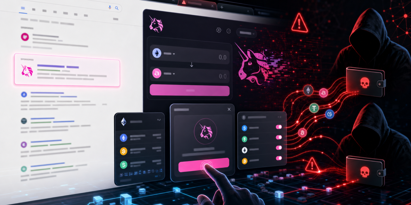 Fake Uniswap Google Ads Drain $400K in Phishing Exploit