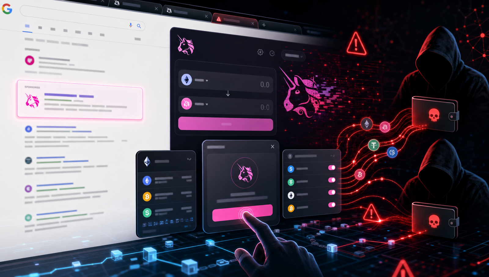Fake Uniswap Google Ads Drain $400K in Phishing Exploit